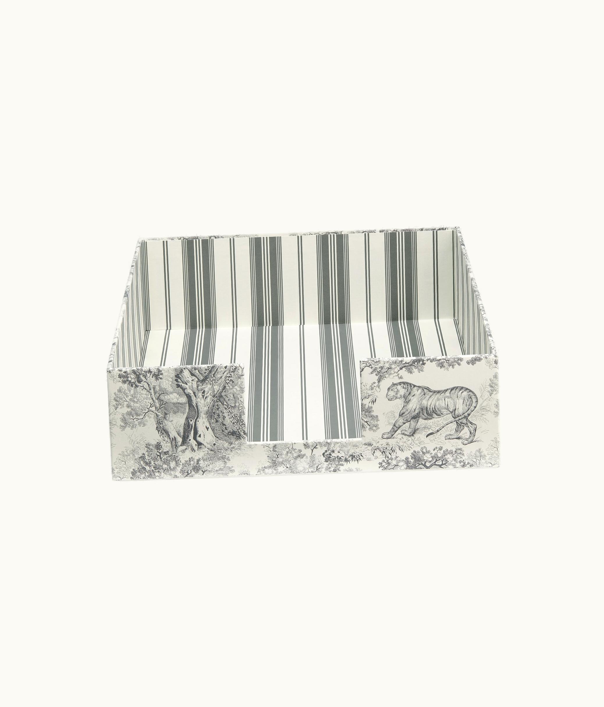 Dior Dior Paper Tray - Gray Toile De Jouy