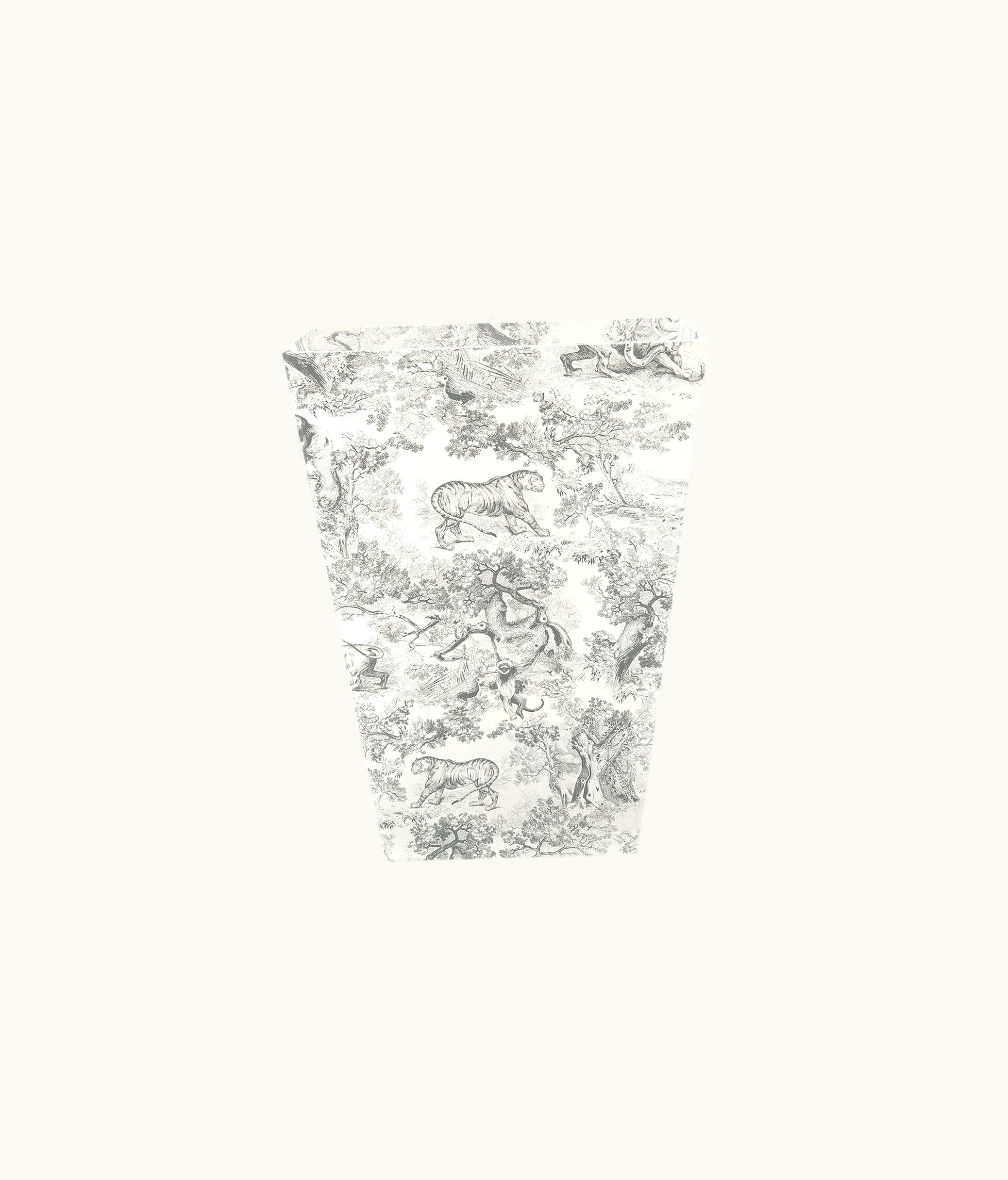 Dior Dior Wastepaper Basket - Gray Toile De Jouy
