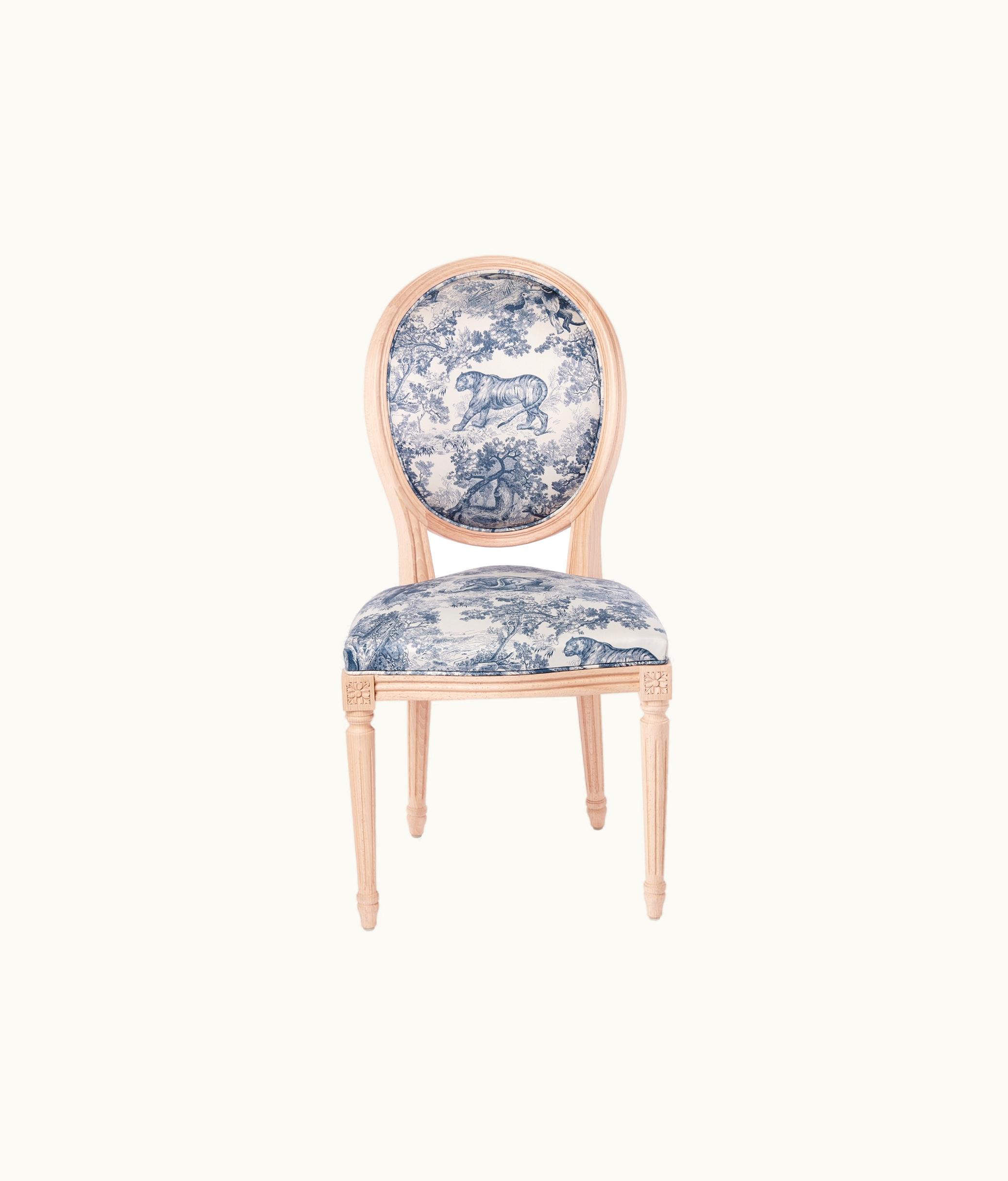 Dior Dior Medallion Chair - Blue Toile De Jouy