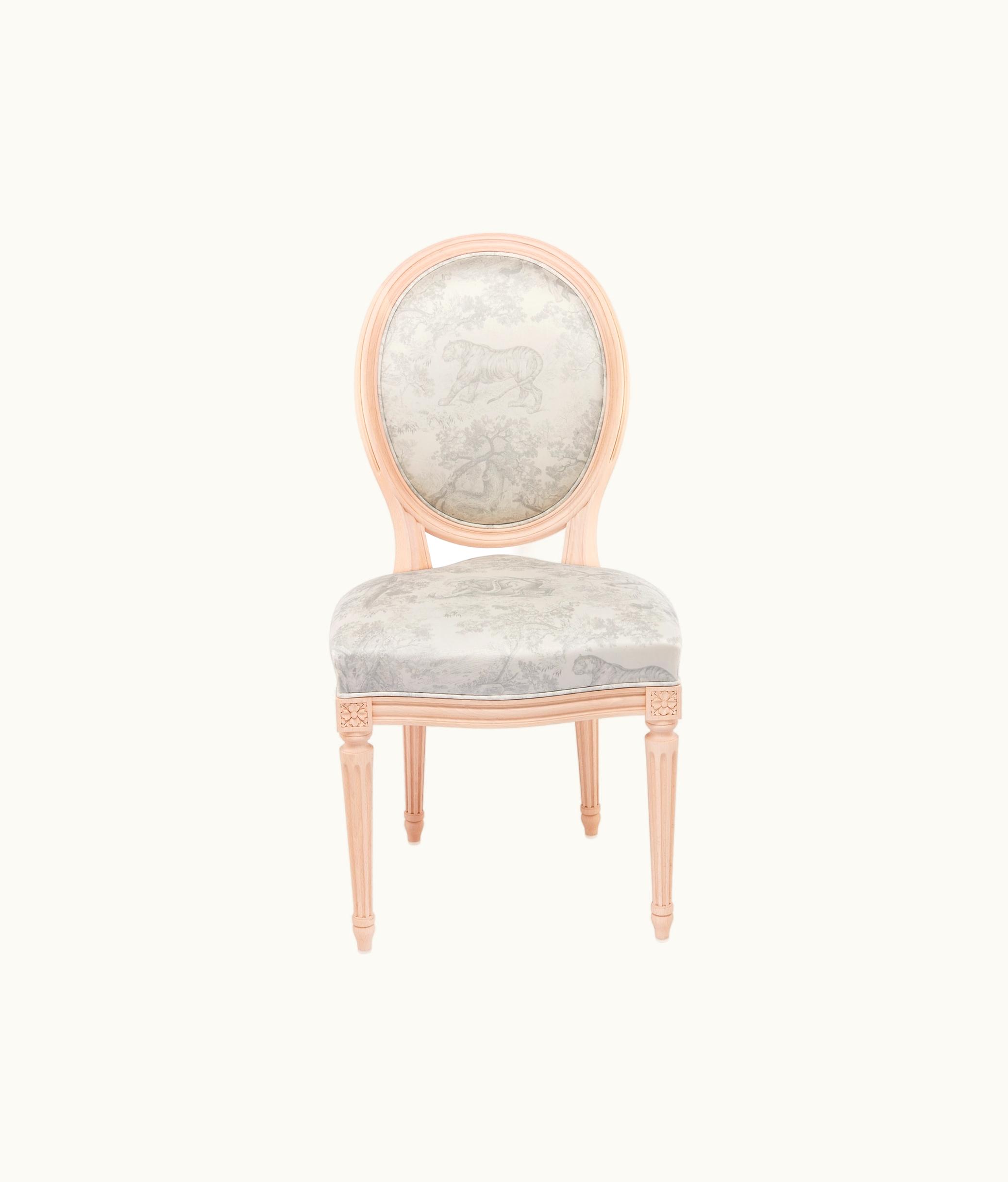 Dior Dior Medallion Chair - Ivory Toile De Jouy