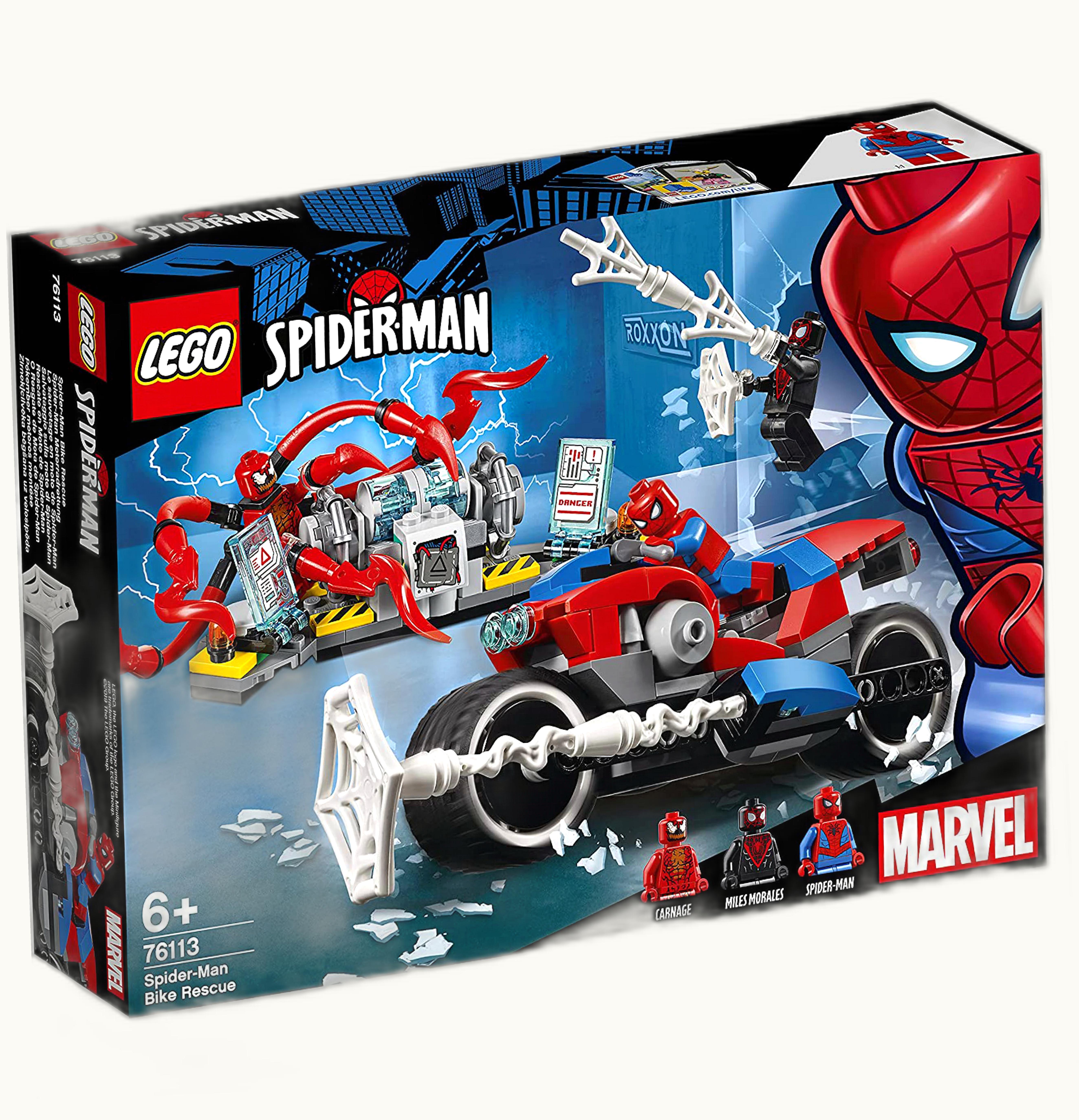 LEGO LEGO Marvel Spider Man Spider Man Bike Rescue Set 76113