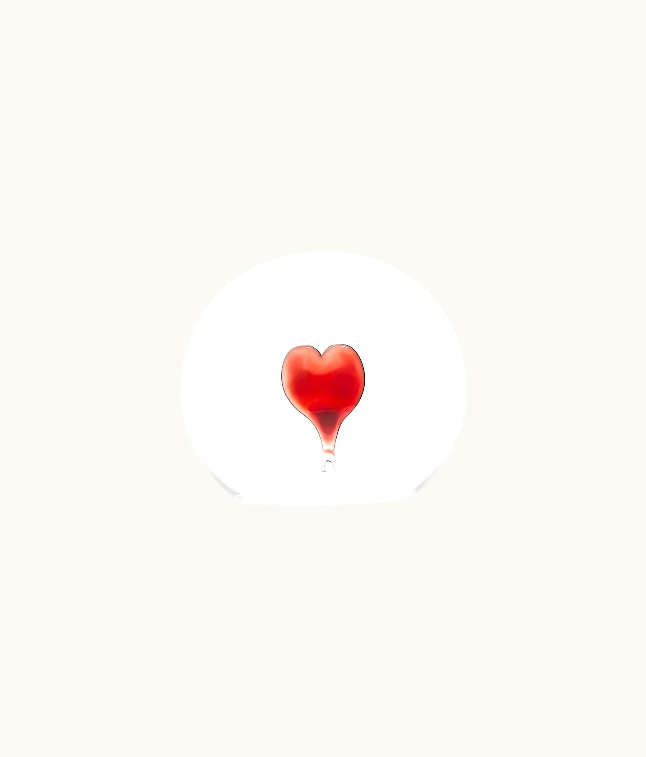 Dior Dior Decorative Glass Ball - Red Heart