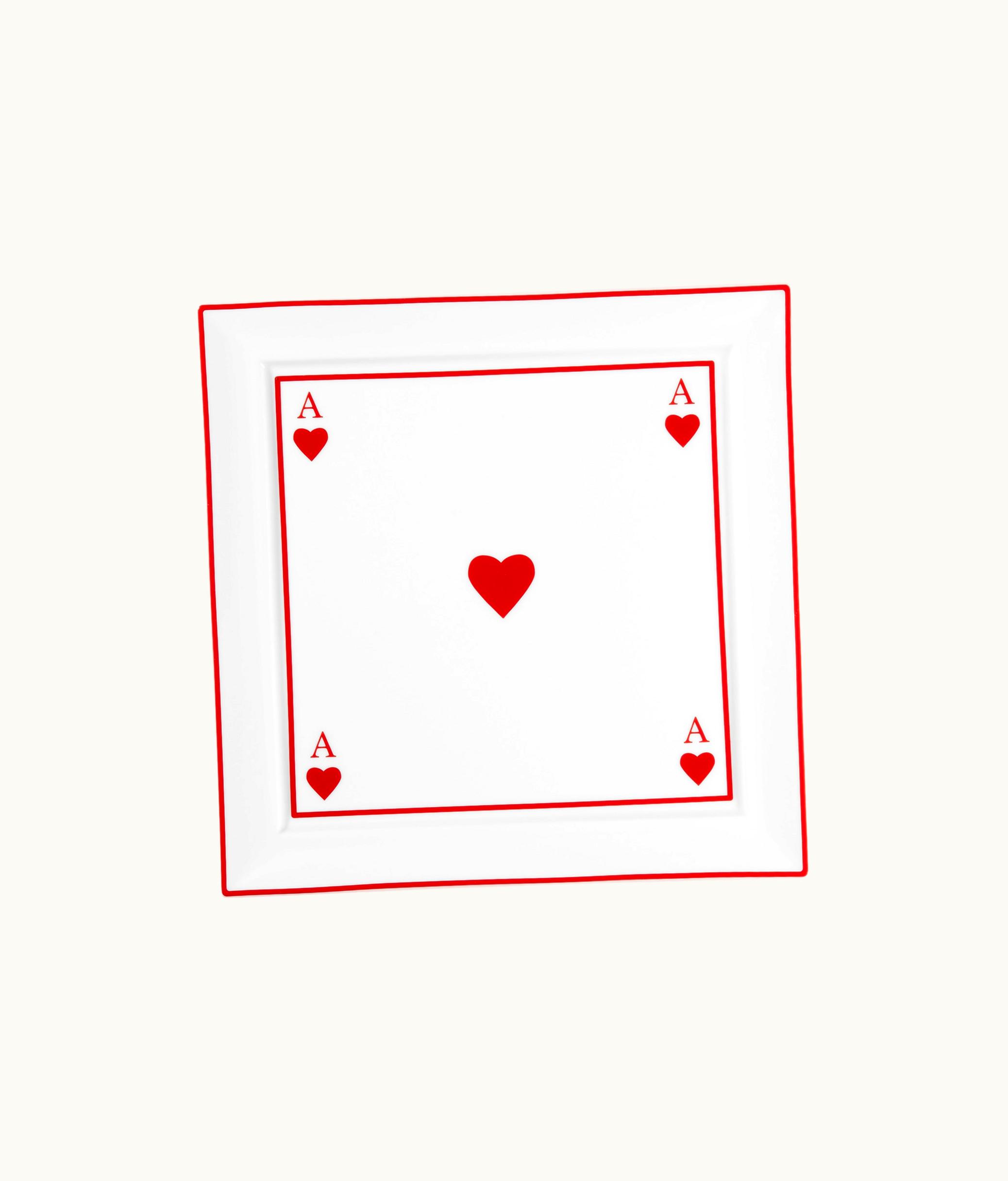 Dior Trinket Tray - Check'n'Dior Red Heart