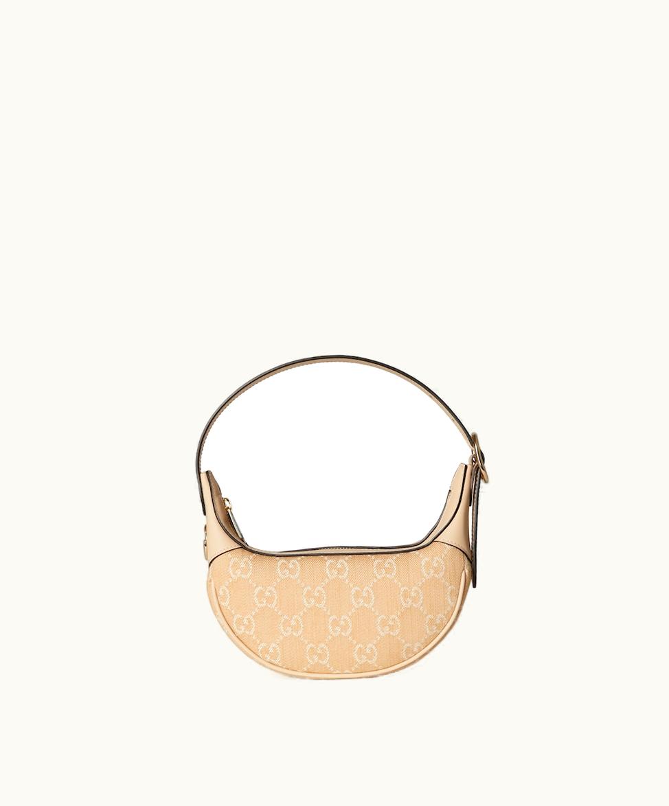 Gucci Gucci Ophidia GG Mini Bag Light Beige Denim