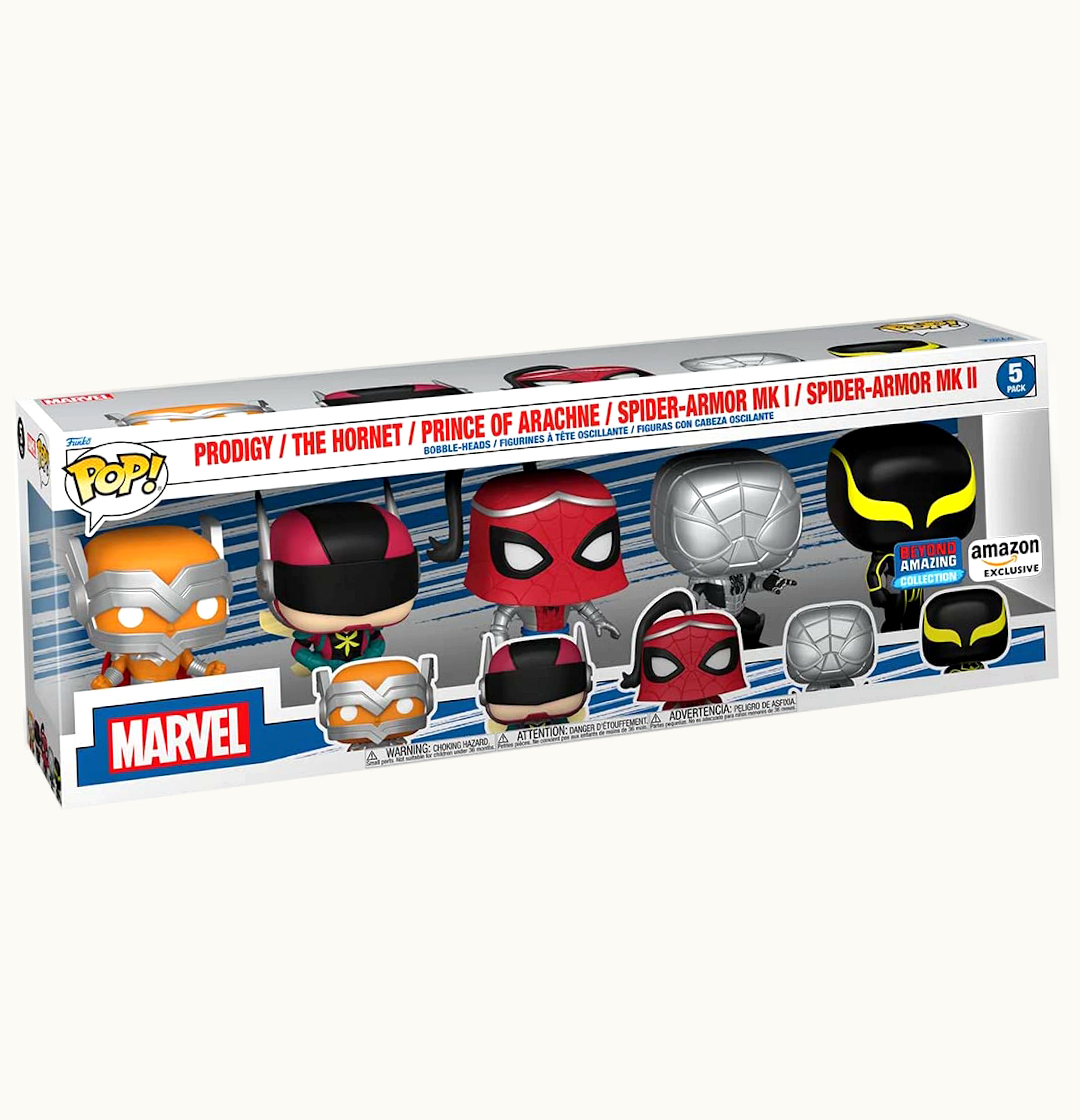 Funko Funko Pop Marvel Spider Man Beyond Amazing Collection Amazon Exclusive 5 Pack