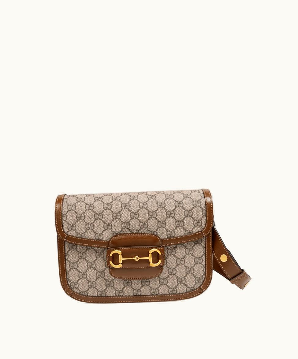 Gucci Gucci Horsebit 1955 Shoulder Bag GG Supreme / Brown