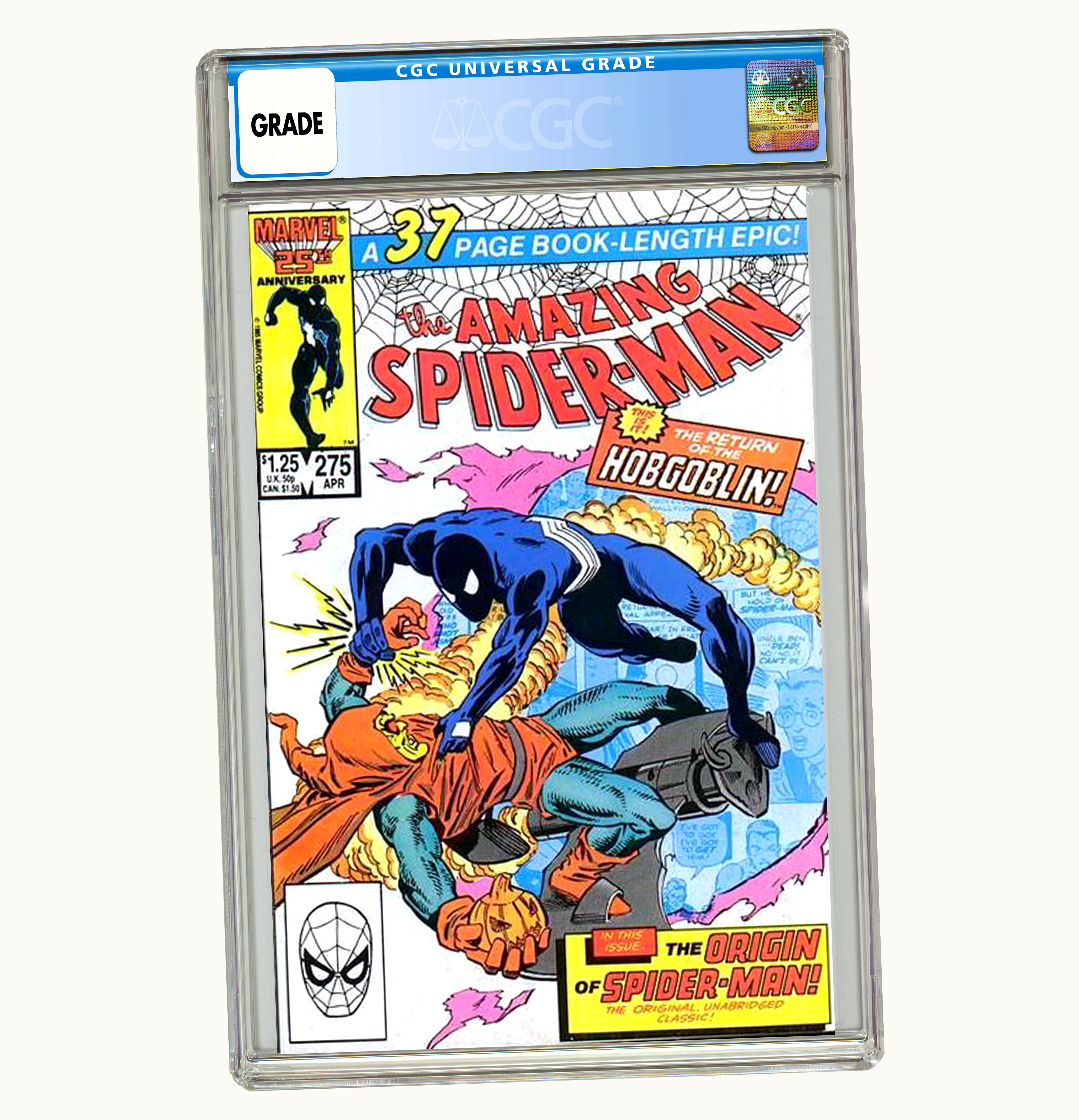 Marvel Marvel Amazing Spider Man 275 Comic Book CGC Graded