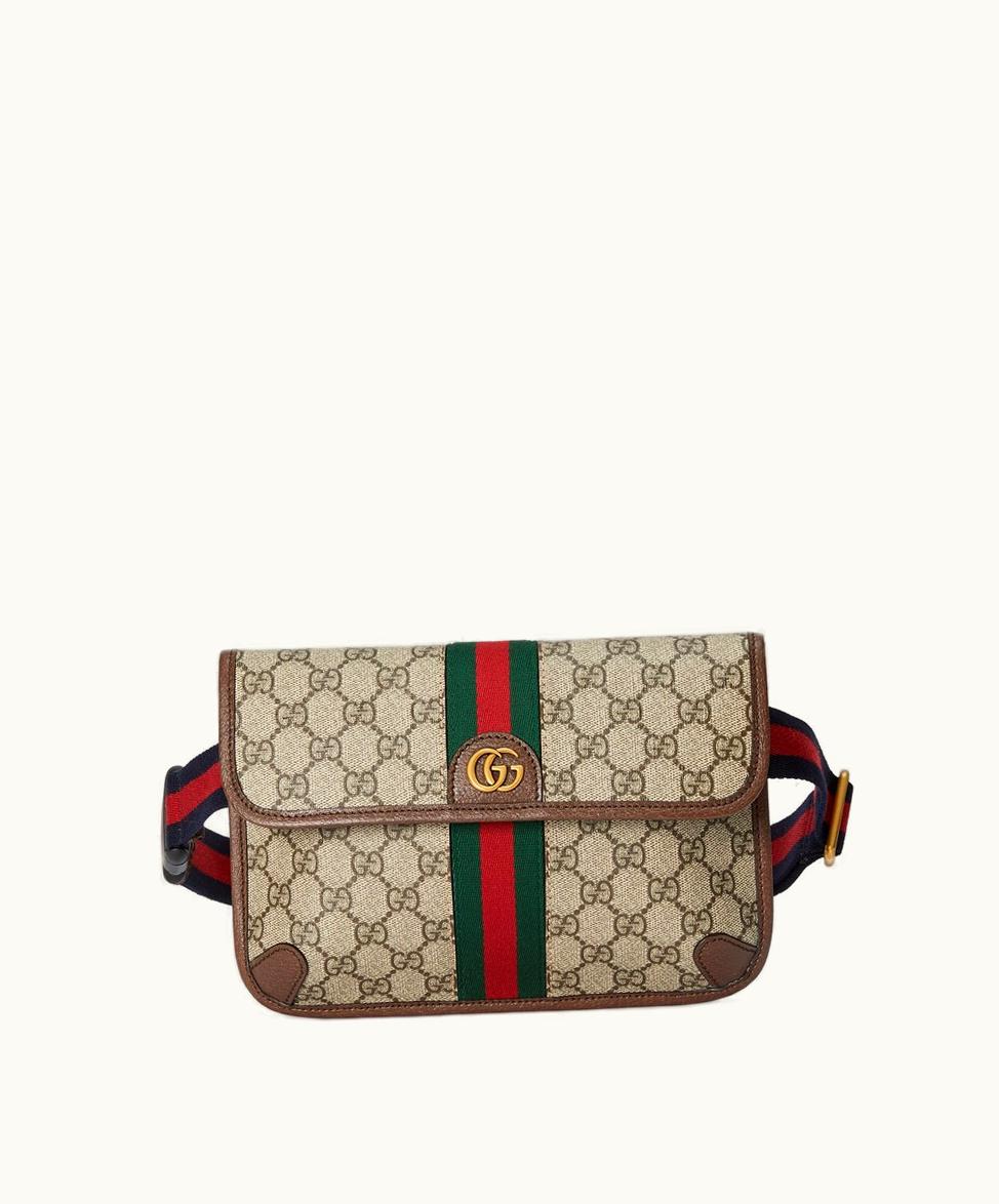 Gucci Gucci Ophidia GG Small Belt Bag Beige And Ebony Supreme