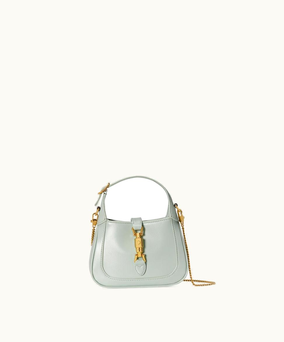 Gucci Gucci Jackie 1961 Super Mini Bag Pale Green Leather