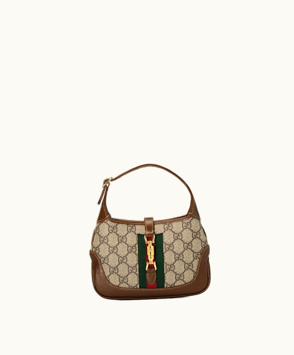 Gucci Gucci Jackie 1961 Mini Shoulder Bag GG Supreme Canvas