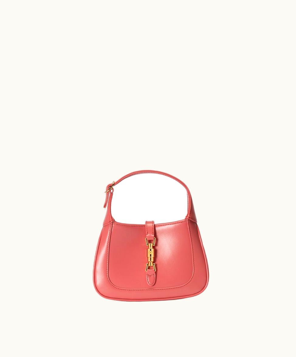 Gucci Gucci Jackie 1961 Mini Shoulder Bag Pink Leather