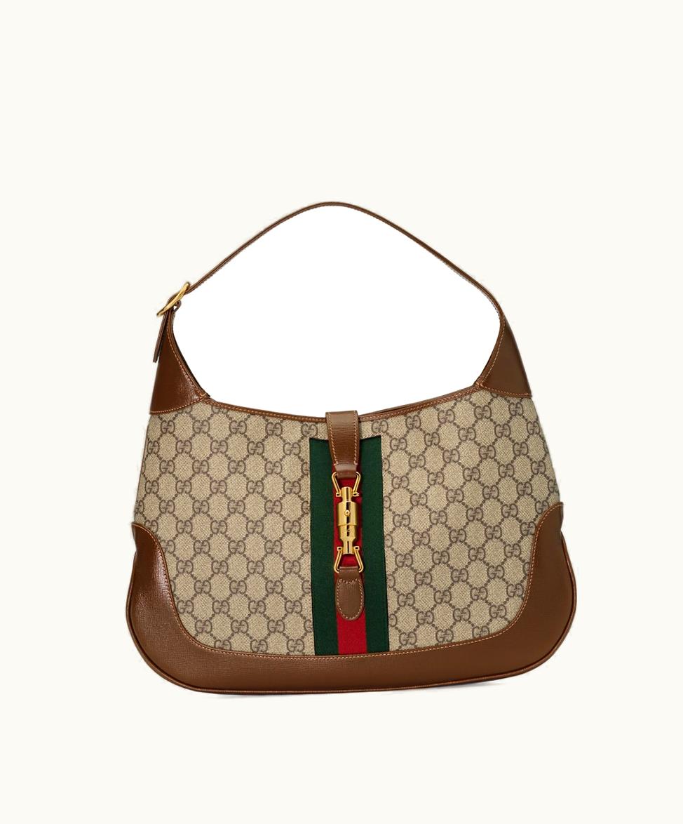 Gucci Gucci Jackie 1961 Medium Shoulder Bag GG Supreme Canvas