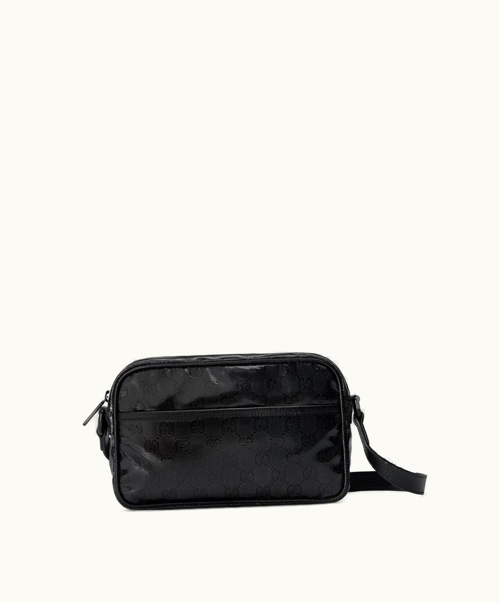 Gucci Gucci GG Crystal Mini Shoulder Bag Black GG Crystal Canvas
