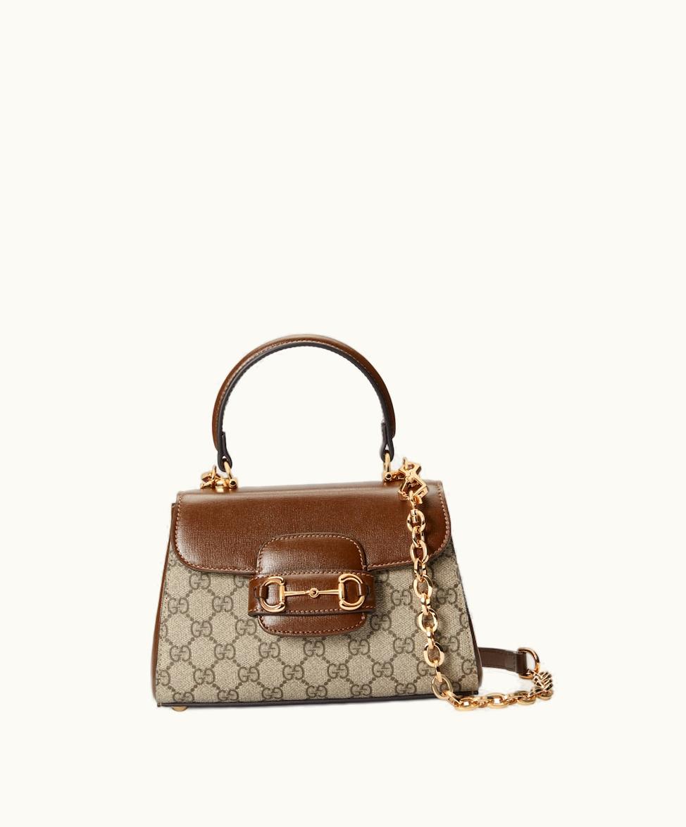 Gucci Gucci Horsebit 1955 Mini Bag Light Brown