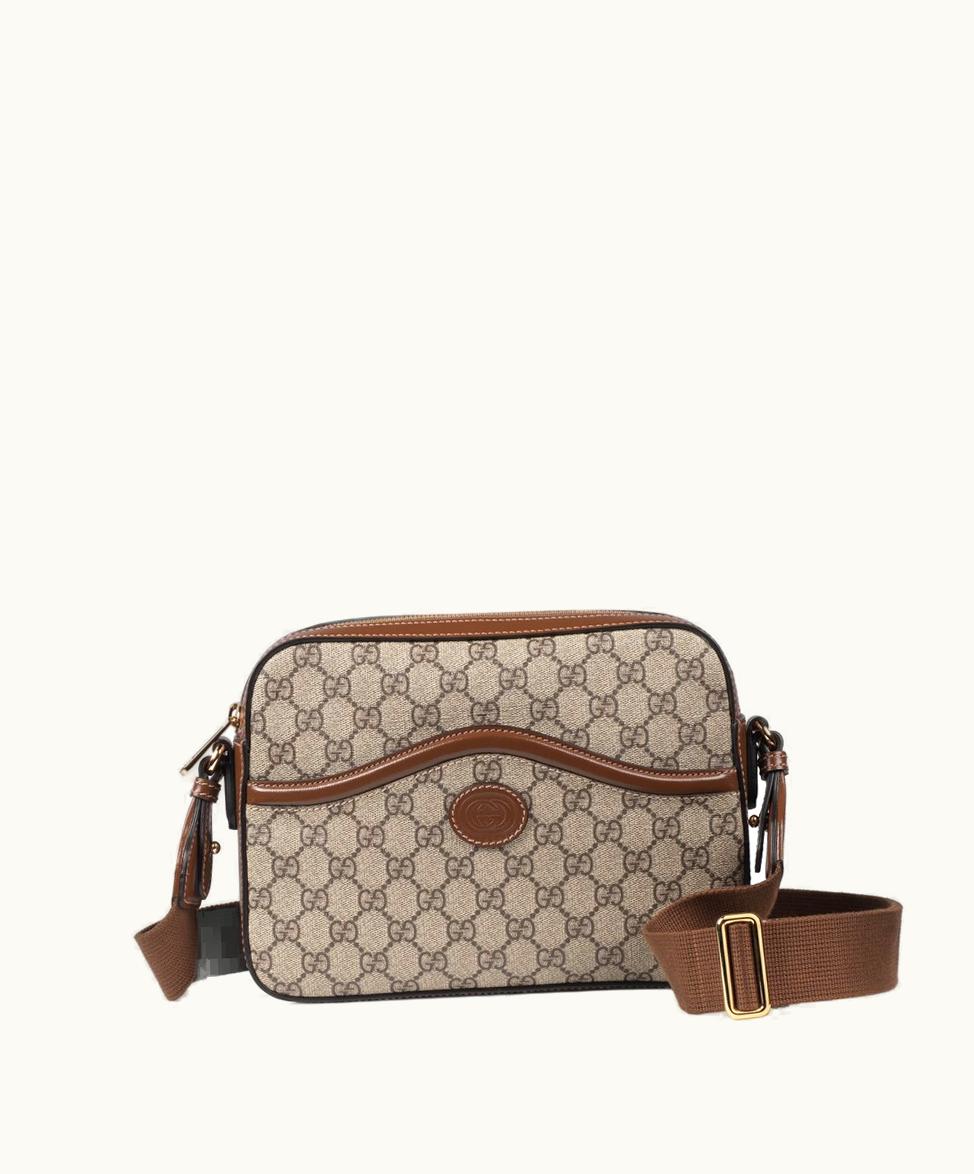 Gucci Gucci Messenger Bag With Interlocking G GG Supreme