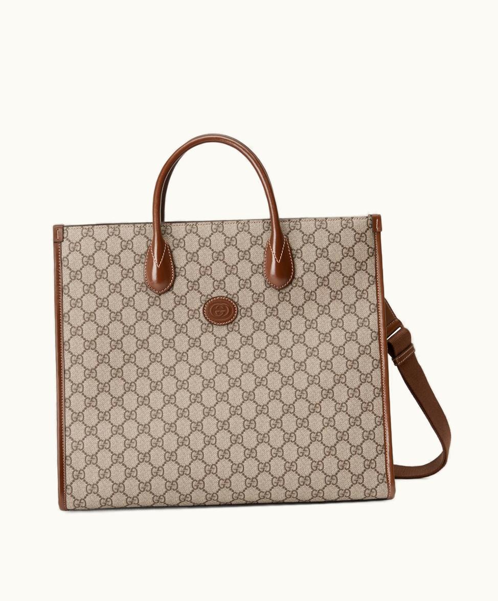 Gucci Gucci Medium Tote With Interlocking G GG Supreme