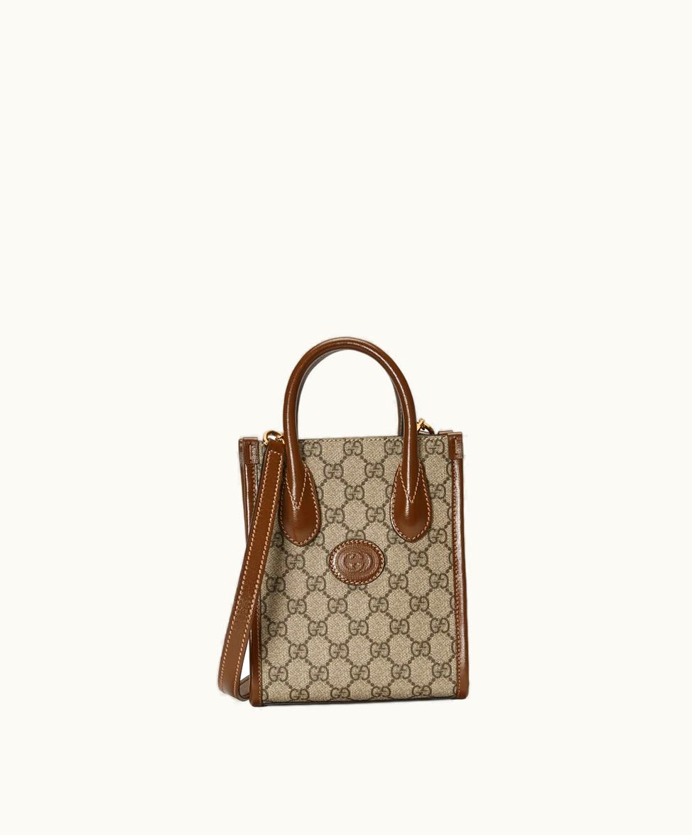 Gucci Gucci Mini Tote Bag With Interlocking G GG Supreme