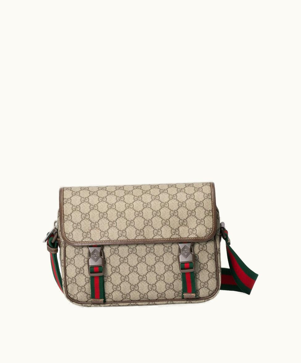 Gucci Gucci GG Messenger Bag Beige And Ebony GG Supreme