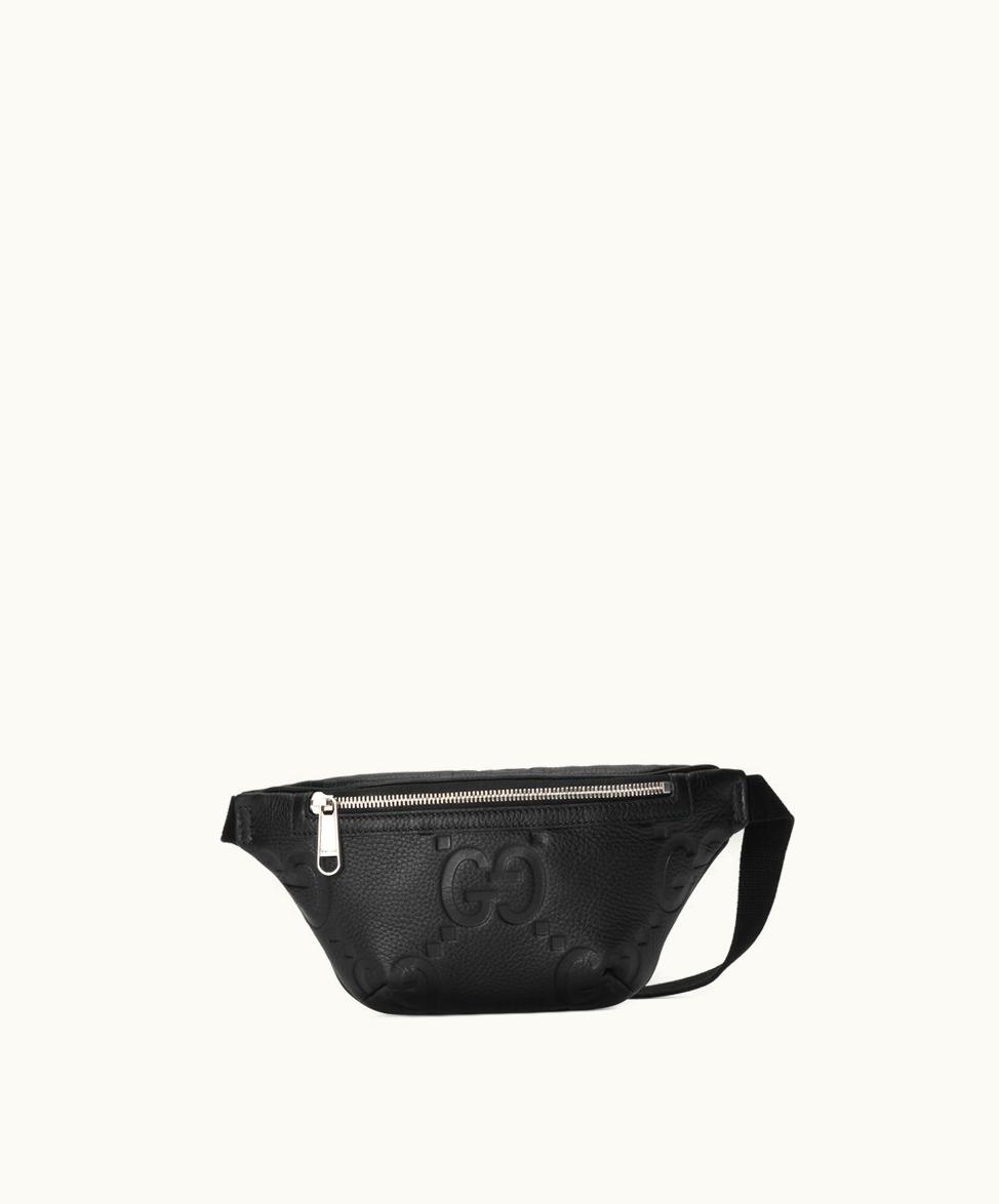 Gucci Gucci Jumbo GG Small Belt Bag Black Leather
