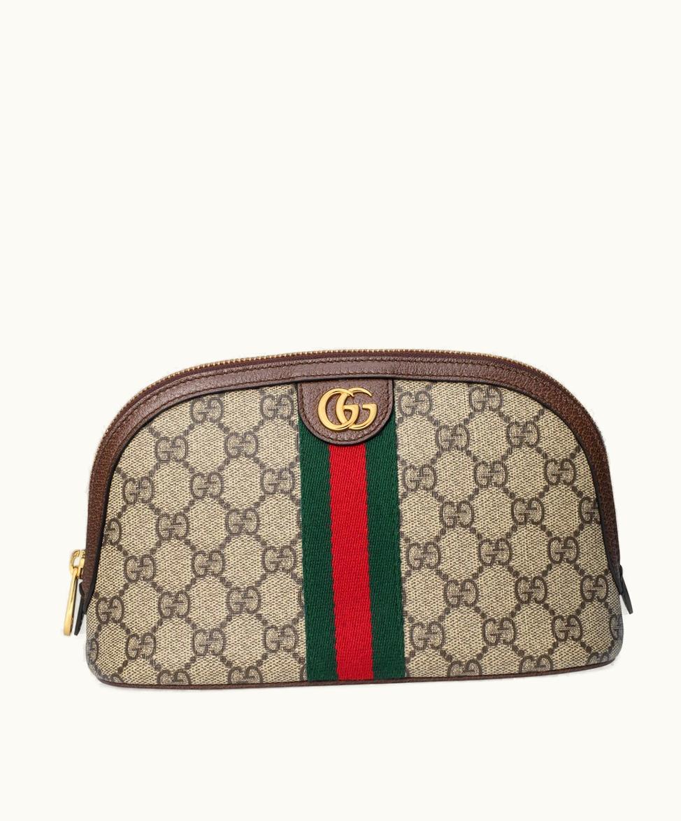Gucci Gucci Ophidia Large Cosmetic Case GG Supreme Canvas