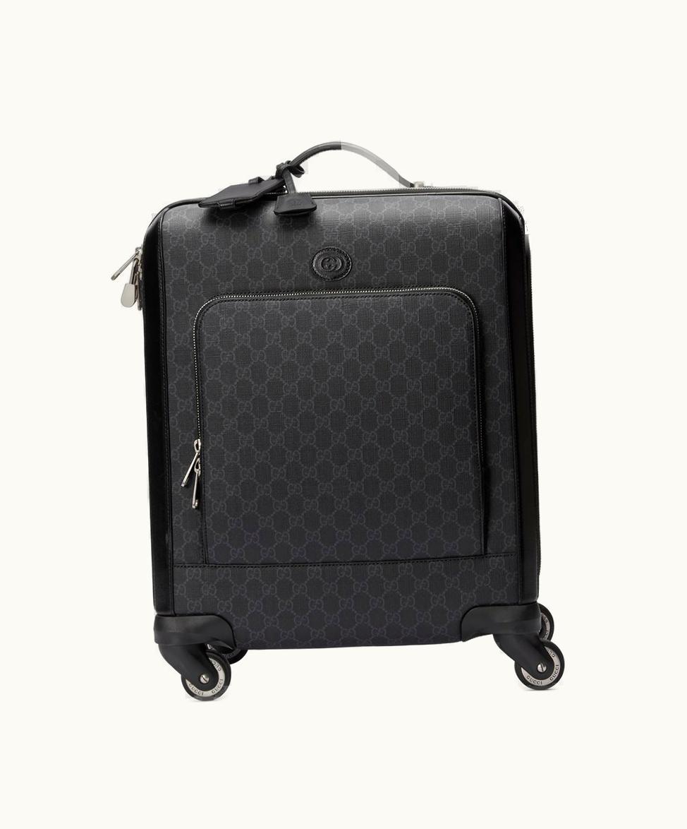 Gucci Gucci Small Cabin Trolley With Interlocking G Black Supreme