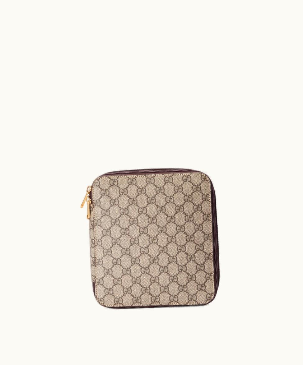Gucci Gucci GG Medium Packing Cube Beige And Ebony Supreme