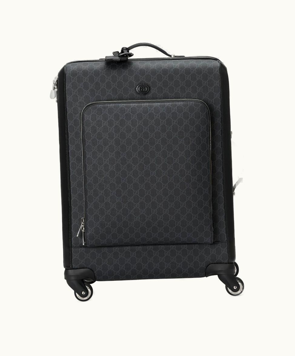 Gucci Gucci GG Supreme Medium Trolley_x000d_ Black Supreme