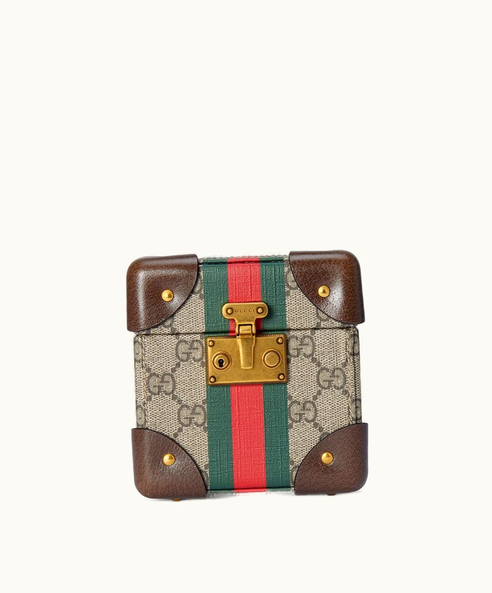 Gucci Gucci Savoy Watch Case Beige And Ebony Supreme 744275FACPU9747