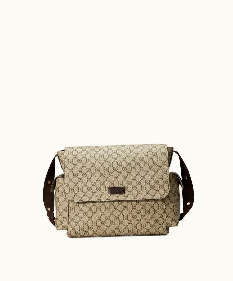 Gucci Gucci GG Supreme Canvas Baby Changing Bag GG Supreme Black