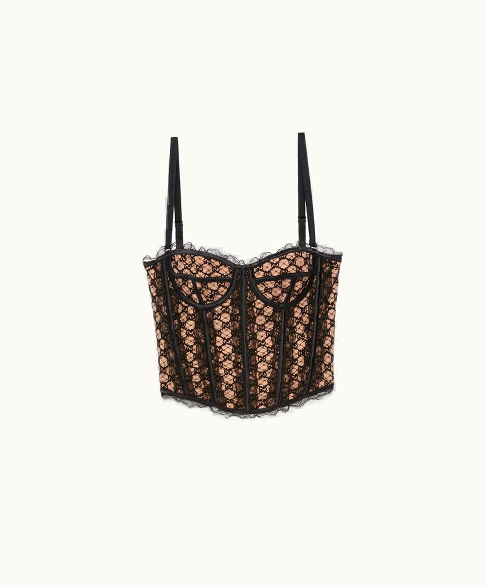 Gucci GG Net Corset Black