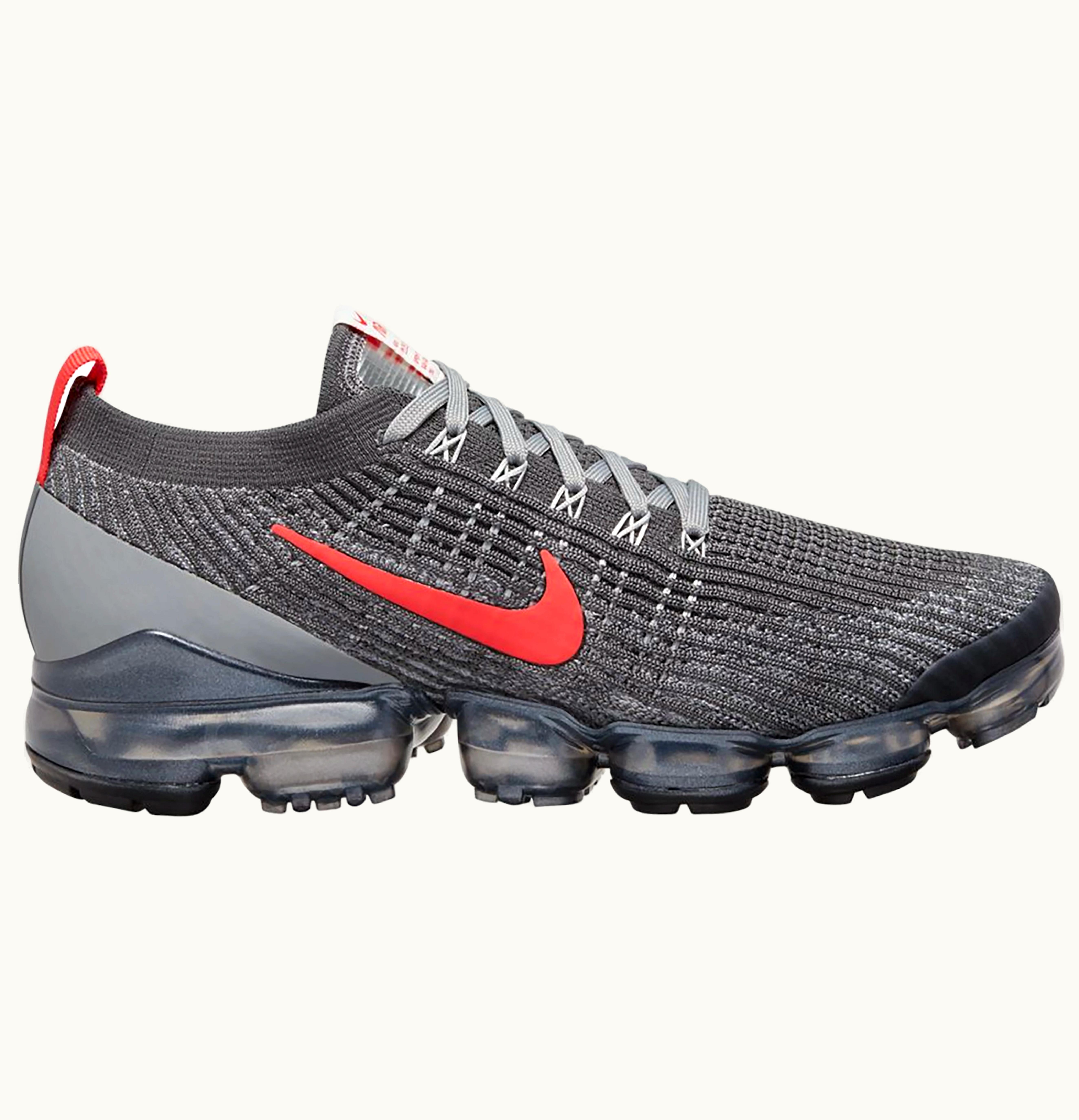 Nike Nike Air VaporMax Flyknit 3 Grey Track Red