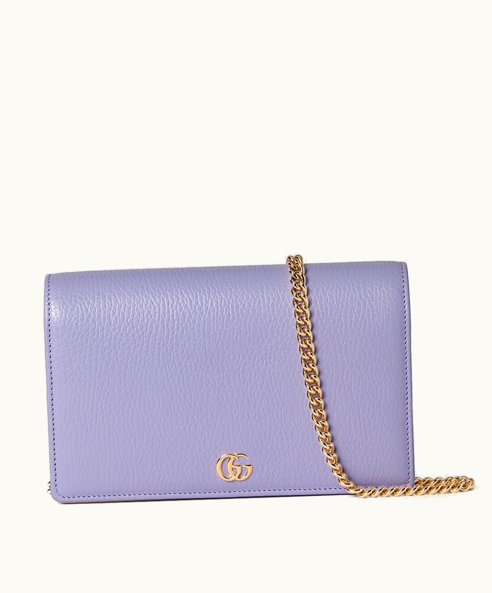 Gucci Gucci GG Marmont Mini Chain Bag Lilac Leather