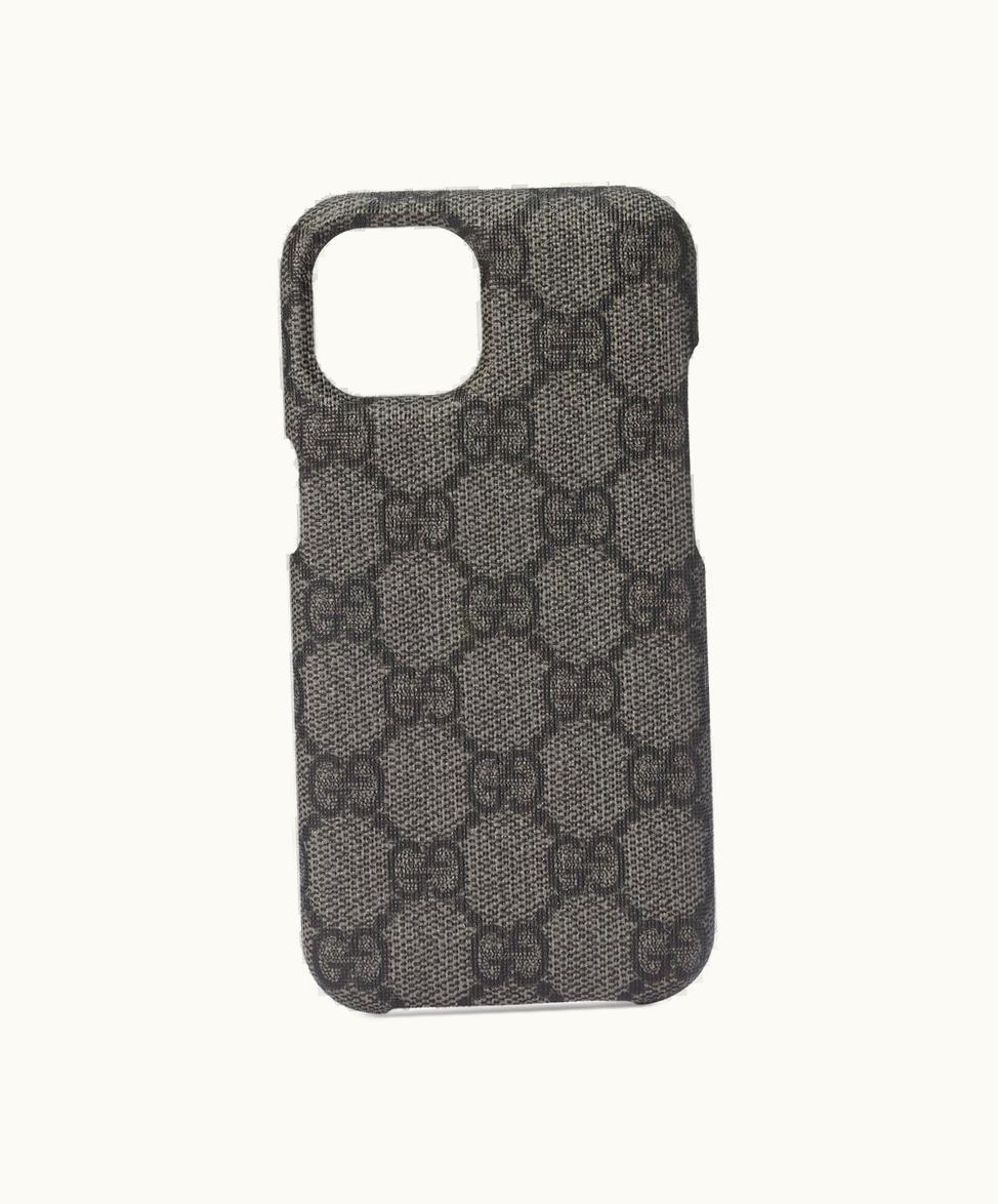 Gucci Gucci Ophidia GG Iphone 15 Case Grey And Black Supreme