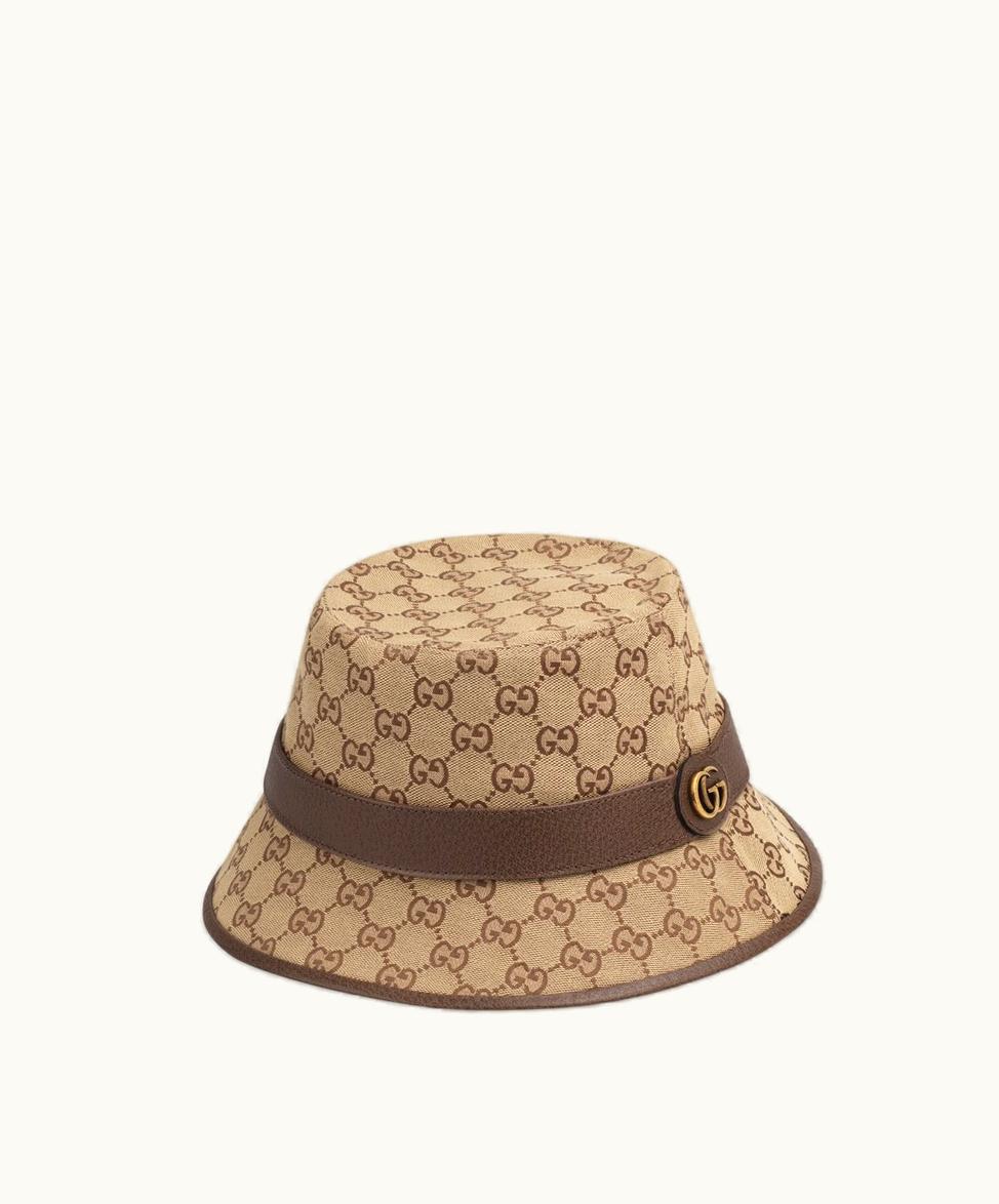 Gucci Gucci GG Canvas Bucket Hat Beige / Brown GG Canvas