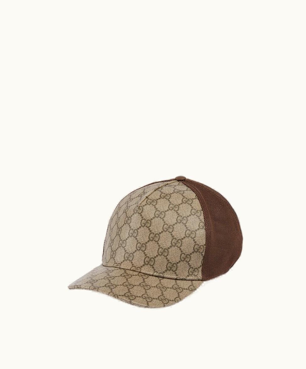 Gucci Gucci GG Supreme Baseball Hat Beige And Ebony Supreme Tender