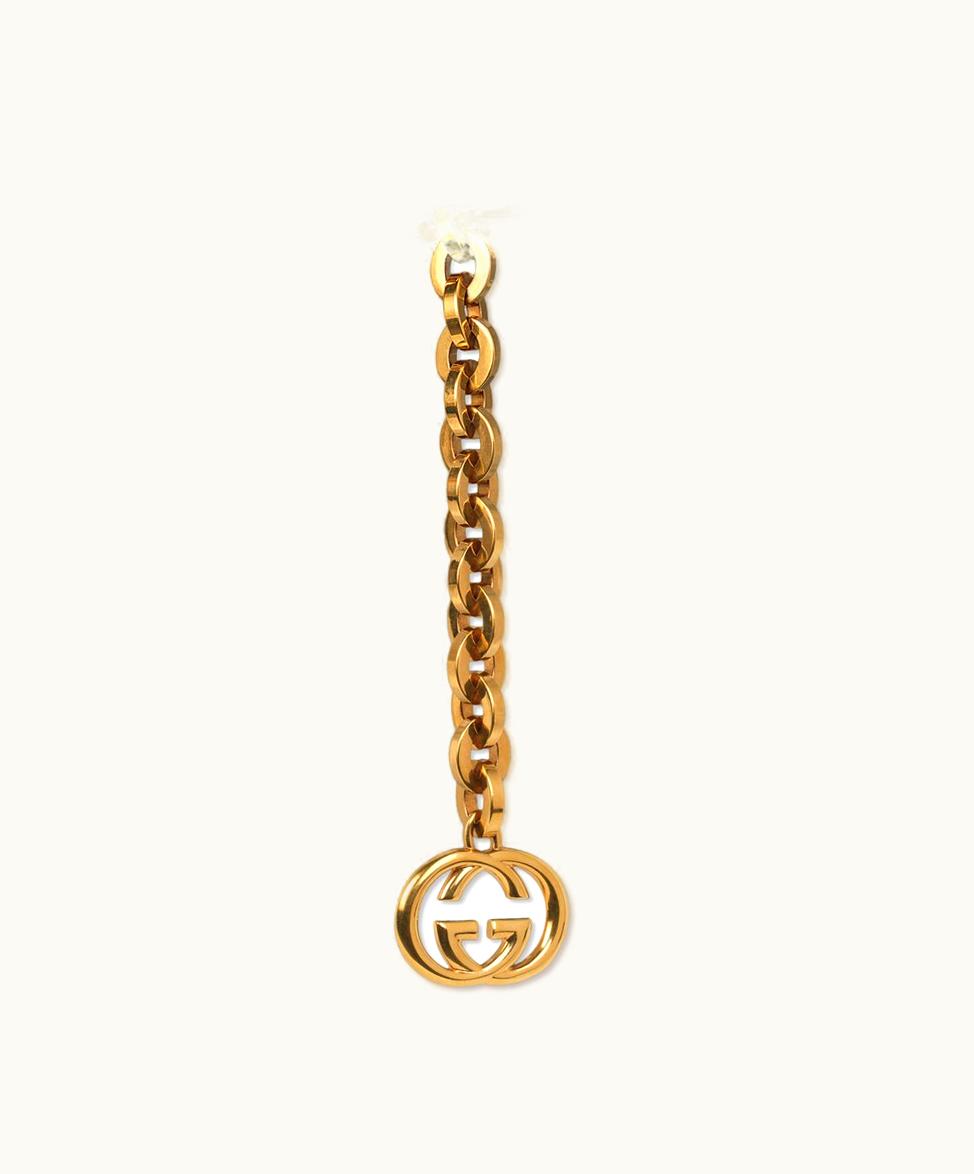 Gucci Gucci Chain Belt With Interlocking G Charm Gold-Toned Metal