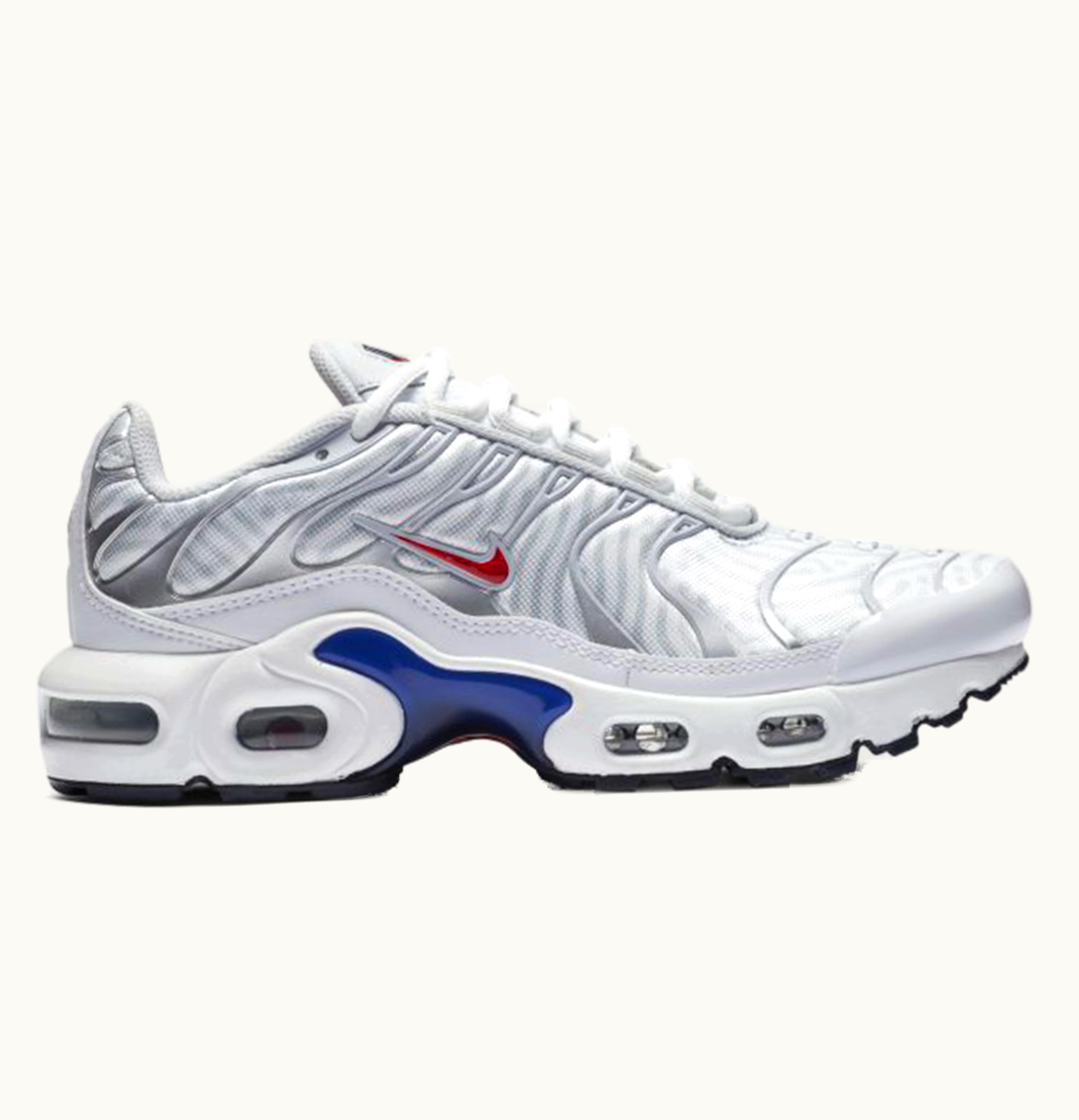 Nike Nike Air Max Plus White University Red GS
