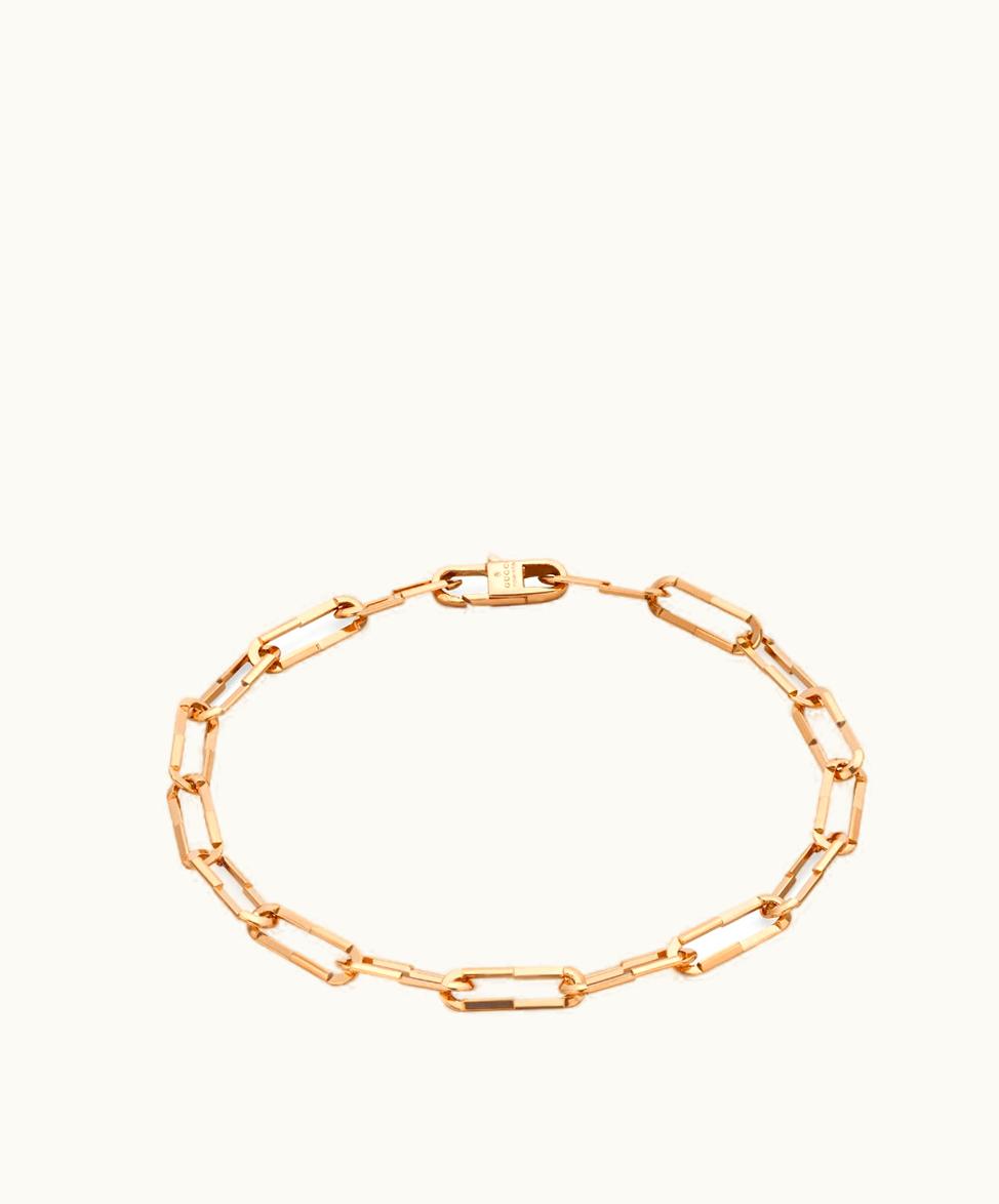 Gucci Gucci Link To Love Bracelet 18k Rose Gold