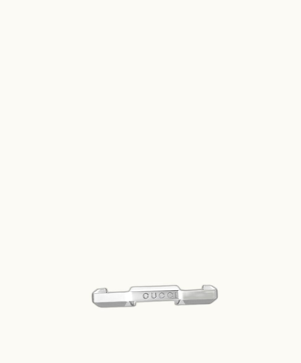 Gucci Gucci Link To Love Mirrored Ring 18k White Gold
