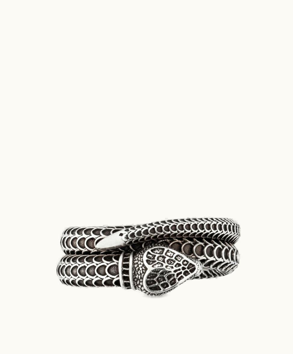 Gucci Gucci Garden Silver Snake Ring 925 Sterling Silver