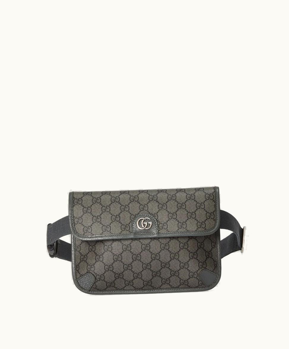 Gucci Gucci Ophidia GG Small Belt Bag Grey And Black Supreme
