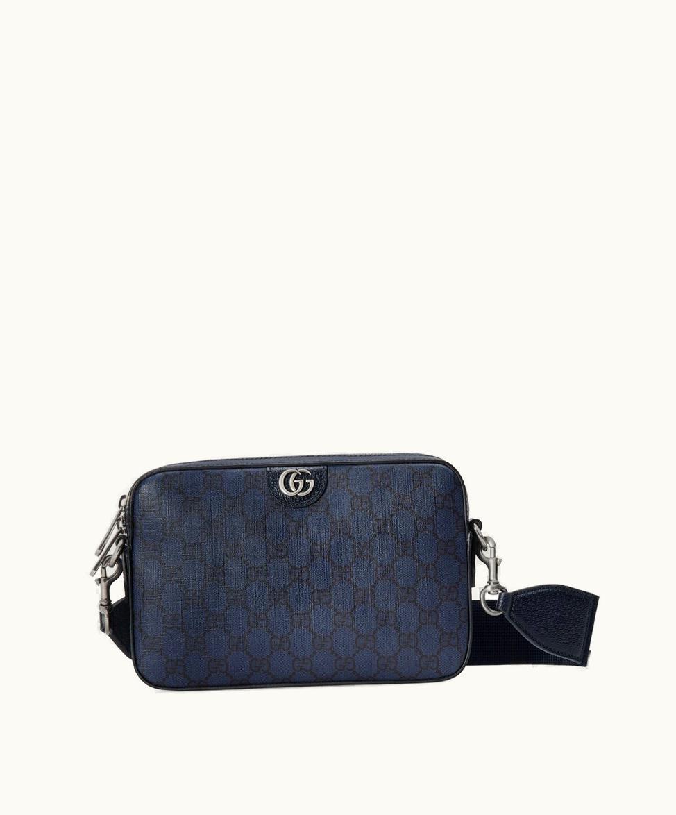 Gucci Gucci Ophidia GG Crossbody Bag Blue And Black Supreme