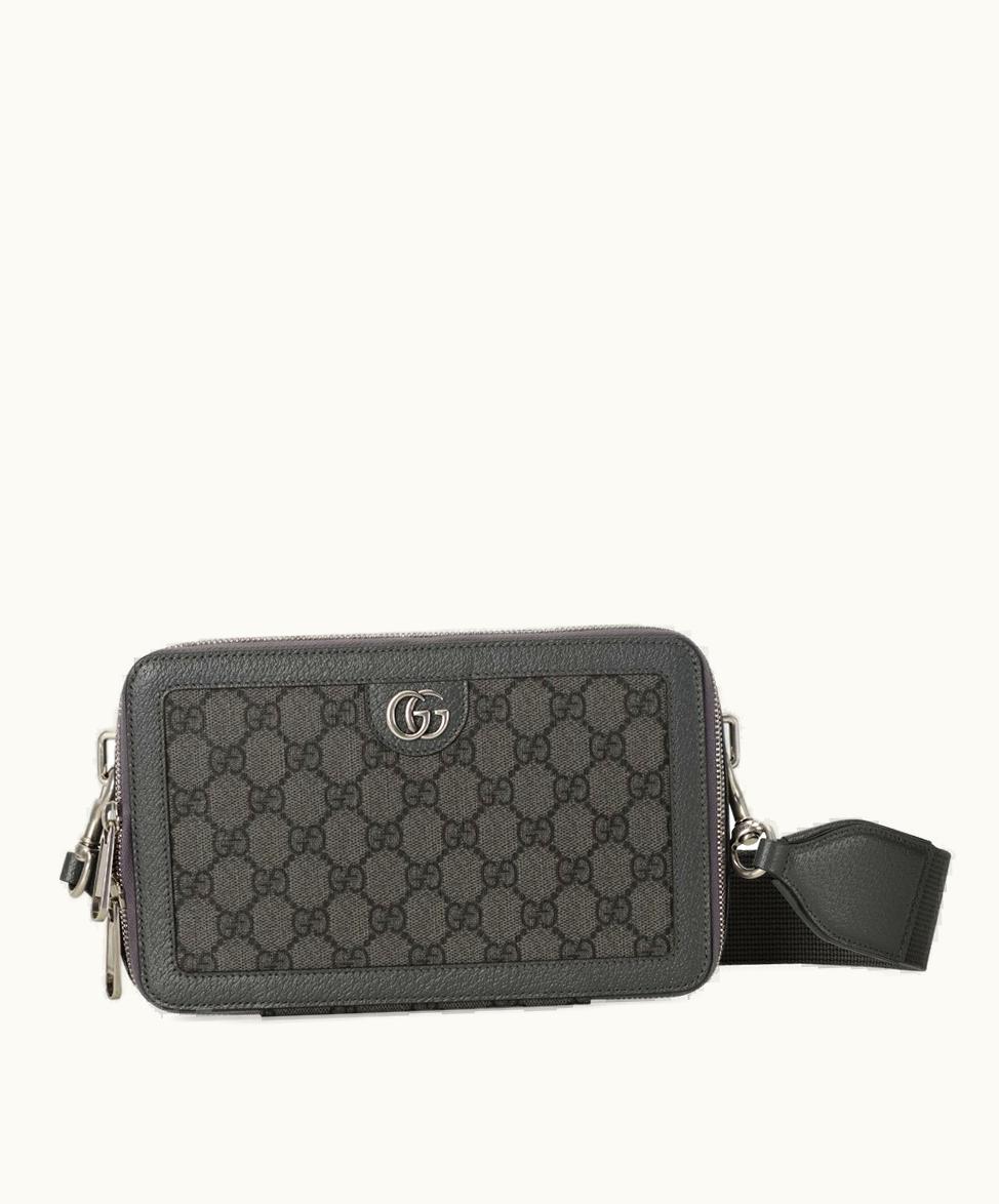 Gucci Gucci Ophidia GG Mini Bag Supreme Grey And Black