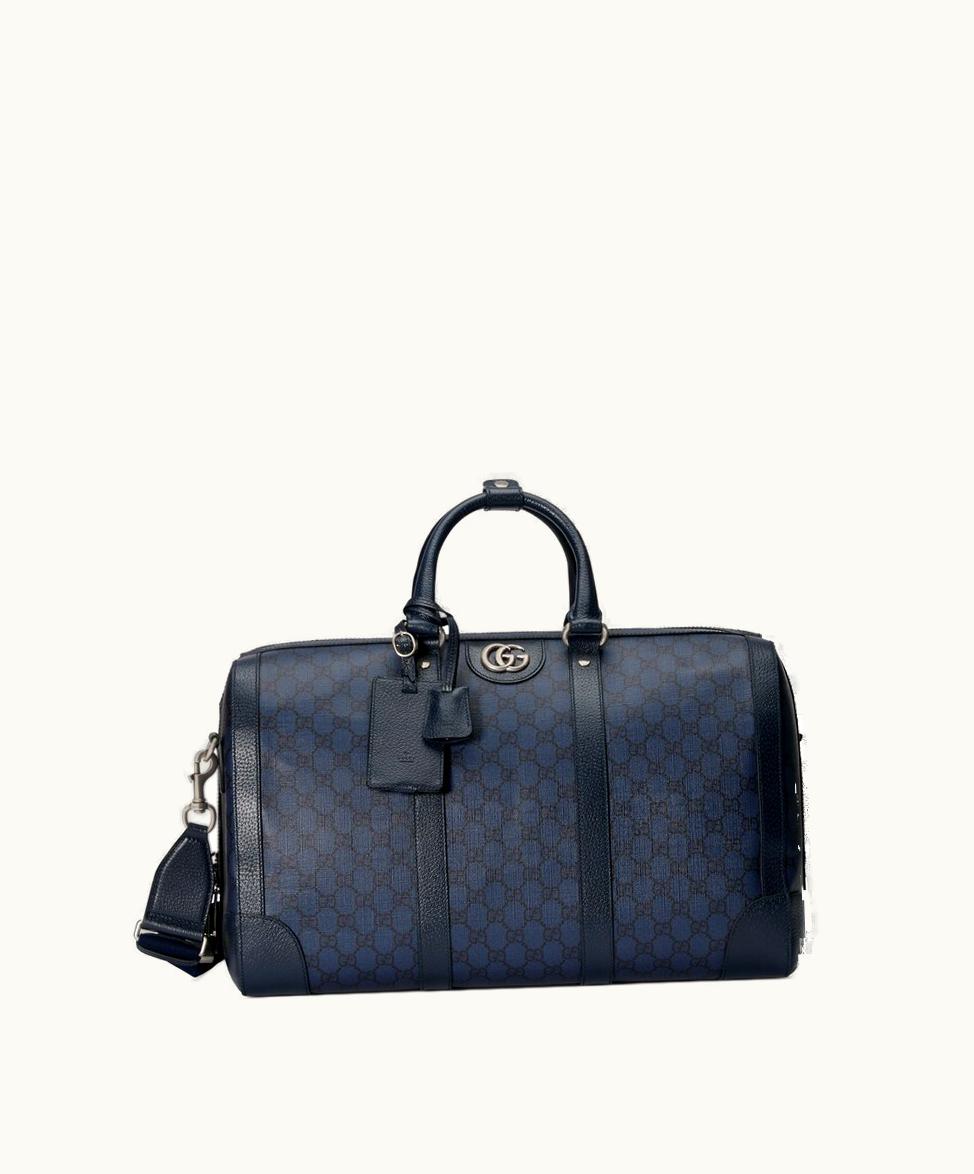 Gucci Gucci Ophidia Small Duffle Bag Blue And Black Supreme