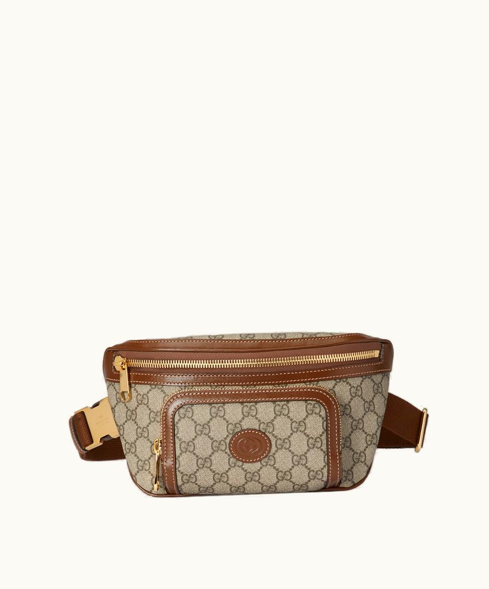 Gucci Gucci GG Large Belt Bag Beige And Ebony Supreme
