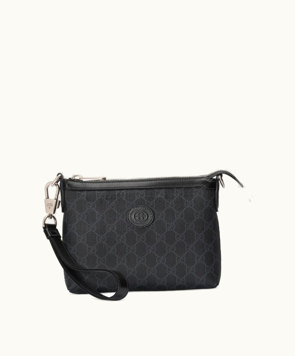 Gucci Gucci Interlocking G GG Supreme Messenger Bag Black