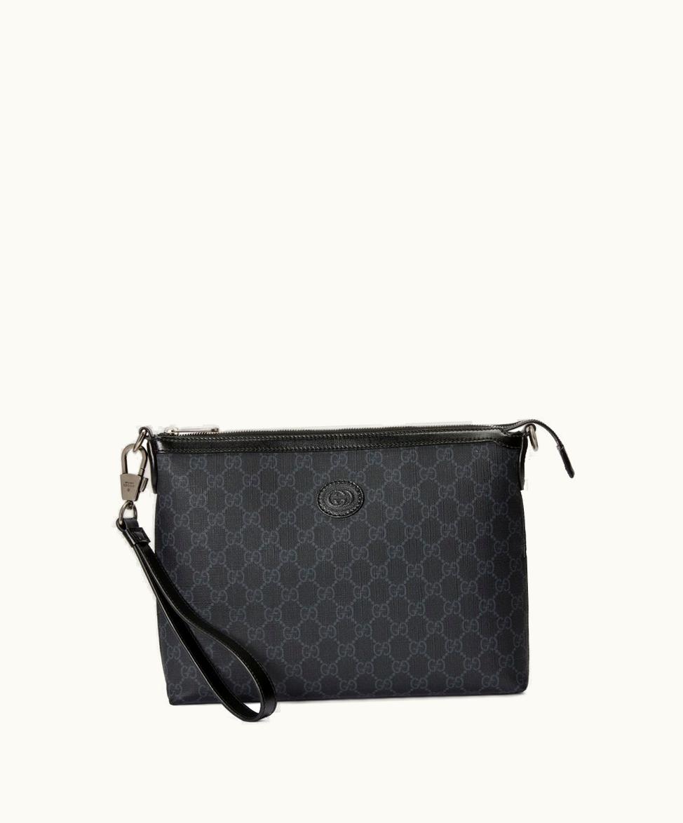 Gucci Gucci Savoy Black Supreme Messenger Bag