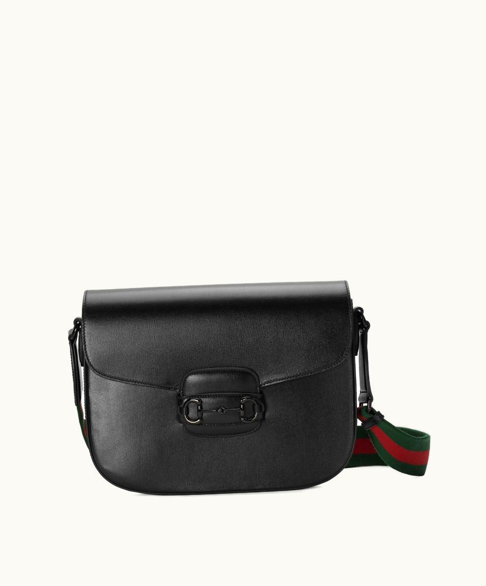 Gucci Gucci Horsebit 1955 Crossbody Bag Black Leather