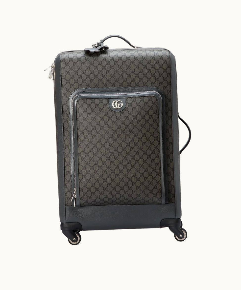 Gucci Gucci Ophidia GG Medium Trolley_x000d_ Grey And Black Supreme
