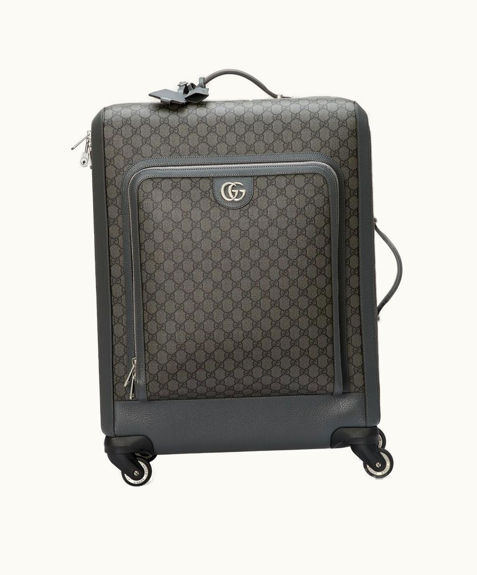 Gucci Gucci Ophidia GG Large Trolley_x000d_ Grey And Black Supreme